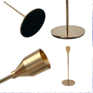 Set de Candelabros Dorados GOLDEN GRACE