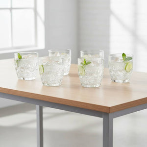 Vaso Corto de Vidrio 6 Unidades BURBUJAS