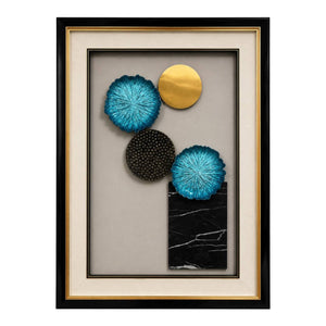 Set Cuadros Marea Turquesa