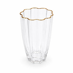 Vaso Alto Borde Oro 6 Unidades MAGNOLIA