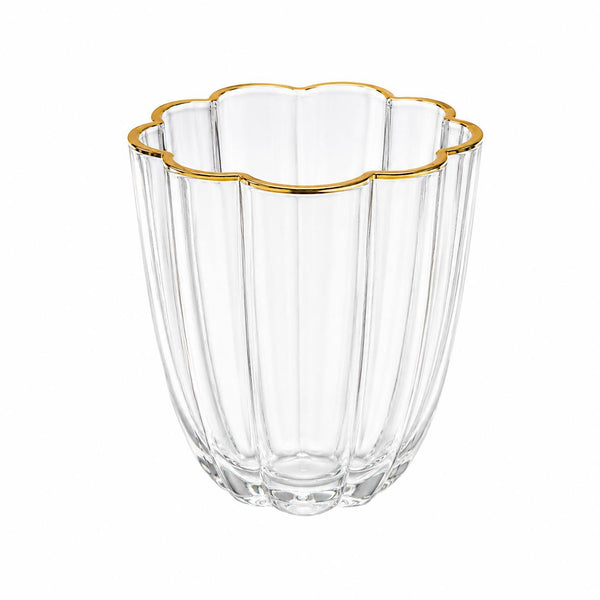 Vaso Corto Borde Oro 6 Unidades MAGNOLIA