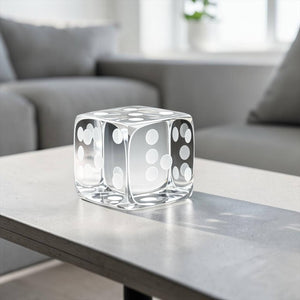 Adorno Dado CRISTAL