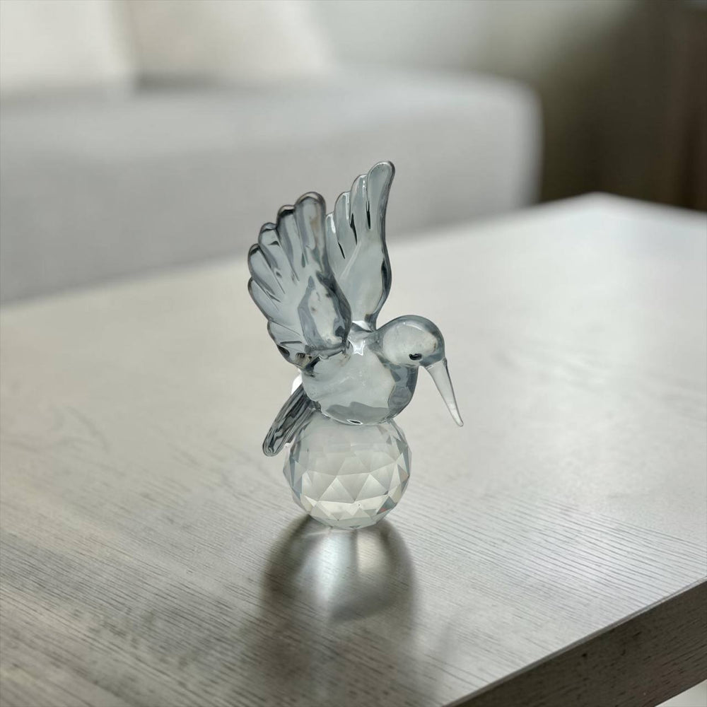 Adorno Mini Colibri PLOMO