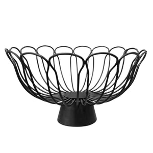 Frutero Metalico Fuente Negro