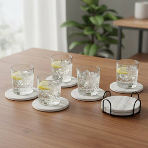 Porta Vaso 6 Unidades MÁRMOL