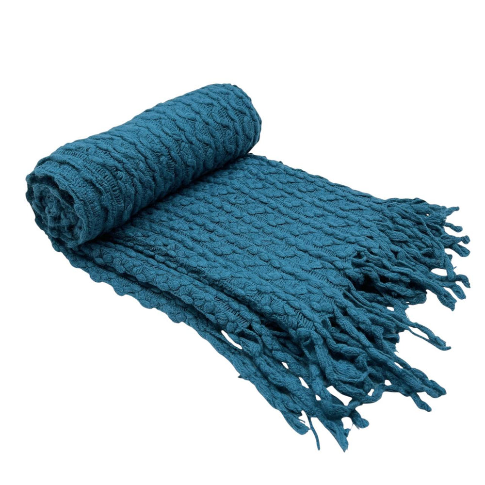 Manta Decorativa Azul ADO COLLECTION