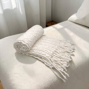 Manta Decorativa Crema ADO COLLECTION