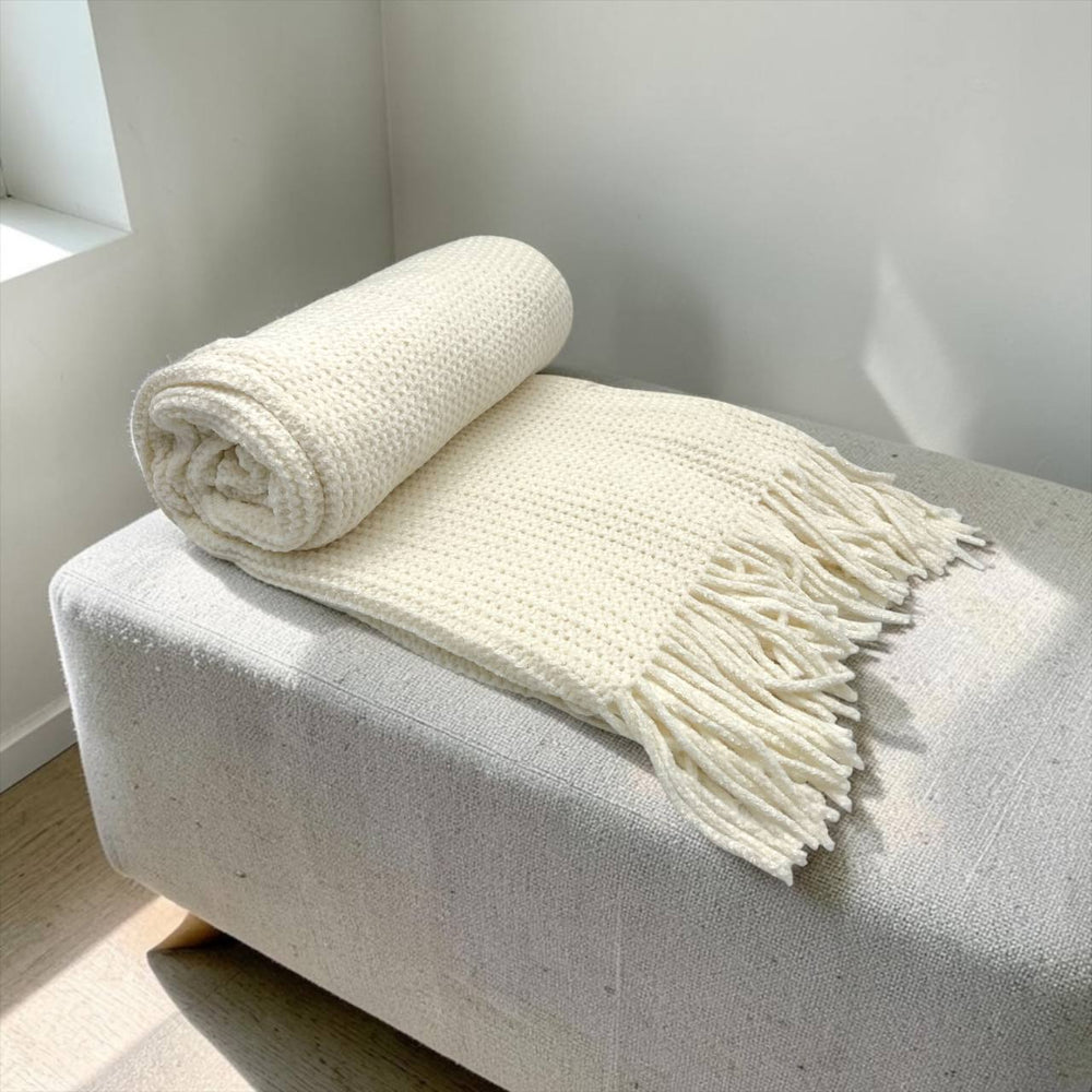 Manta Crema AURA COLLECTION