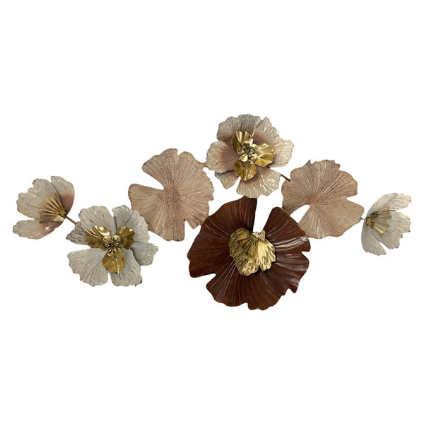 Placa Metálica CARAMELO FLORAL