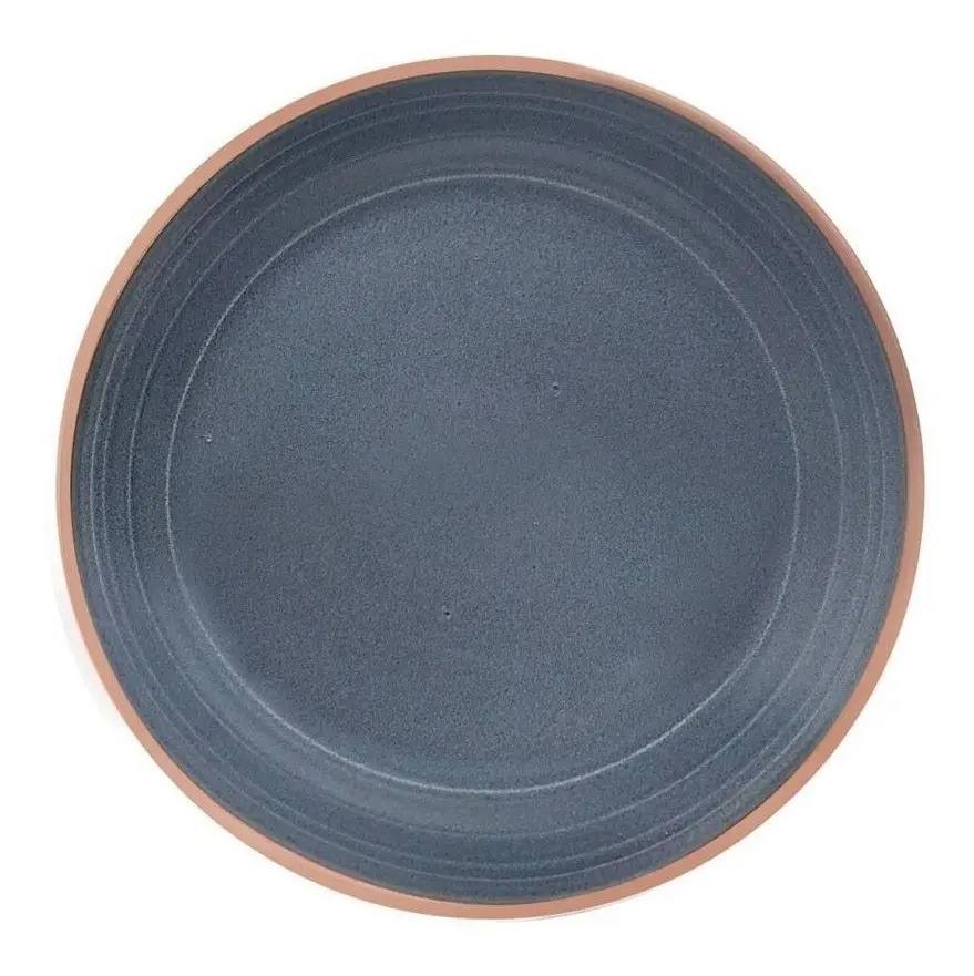 Plato Llano Acero 27cm