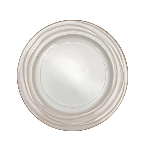 Plato Llano Postre Blanco ANELLA 21cm