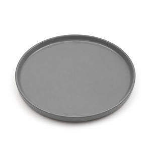 Plato Llano Plomo Brillante 26.5cm