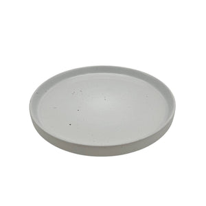Plato Llano Postre Blanco Brillante 20cm
