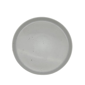 Plato Llano Postre Blanco Brillante 20cm