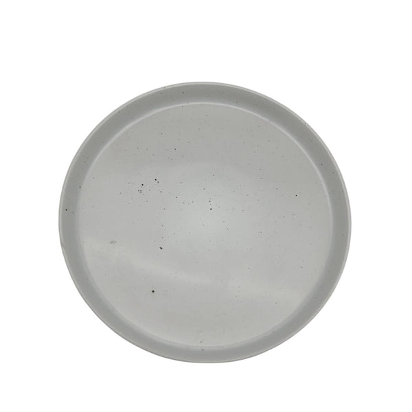 Plato Llano Postre Blanco Brillante 20cm