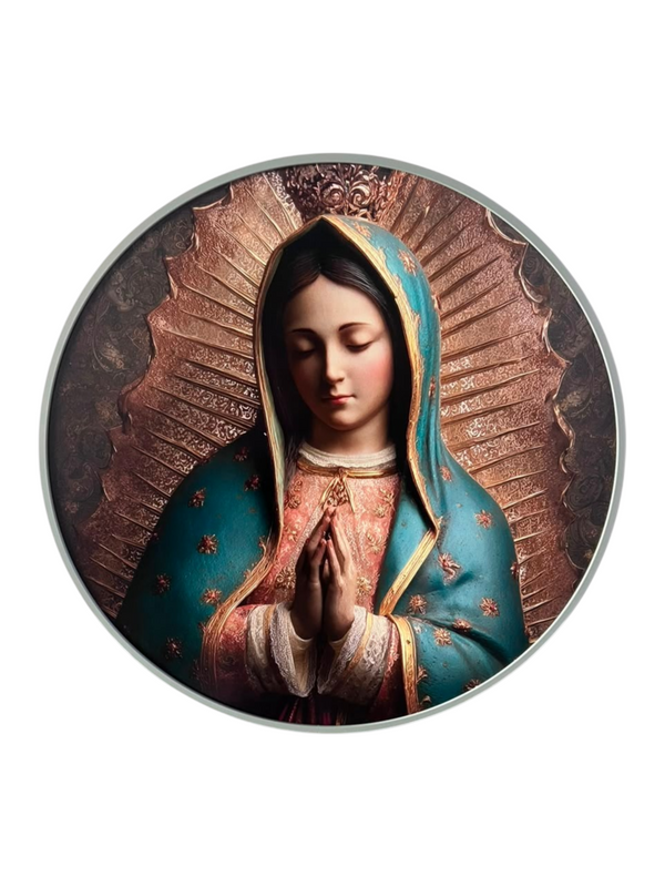 Cuadro Virgen de Guadalupe Redondo