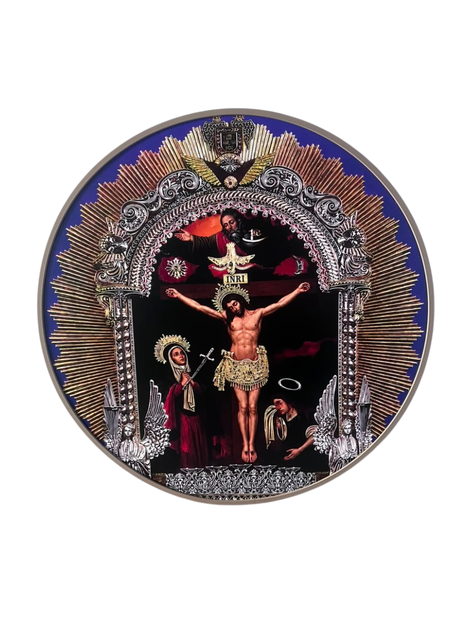 Cuadro Señor de Los Milagro Redondo