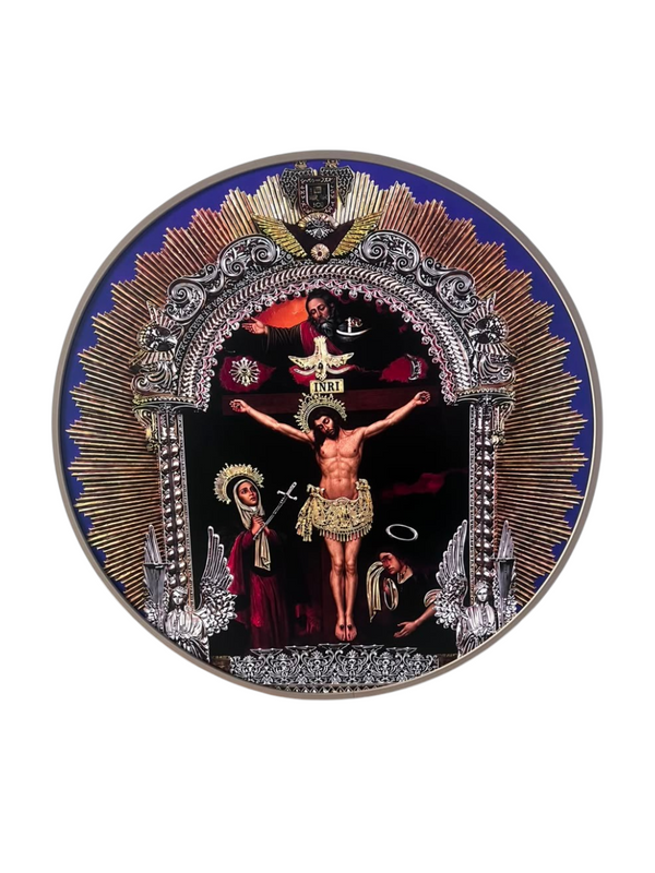 Cuadro Señor de Los Milagro Redondo