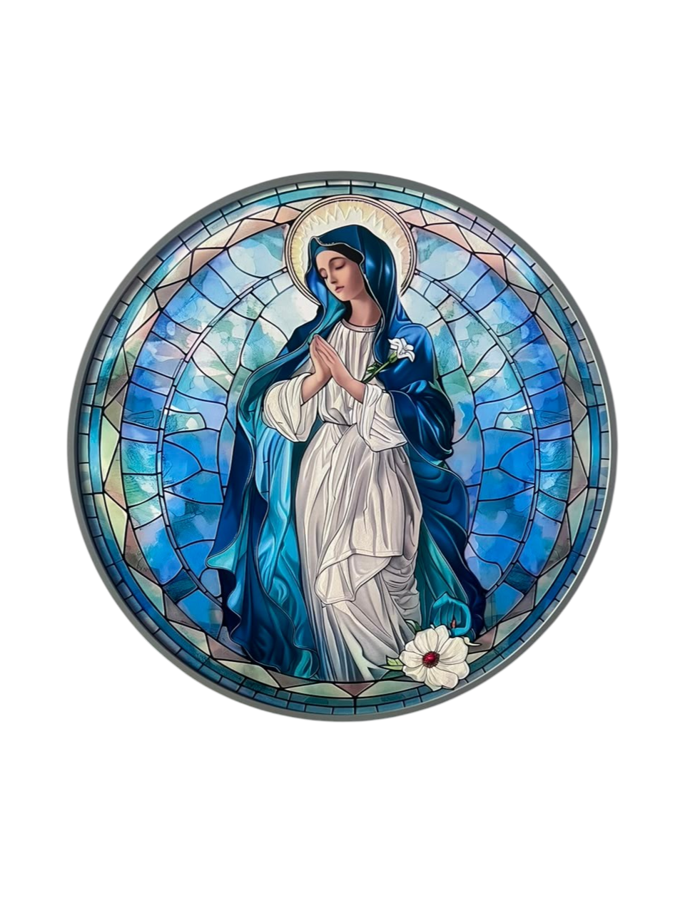 Cuadro Virgen Maria Redondo