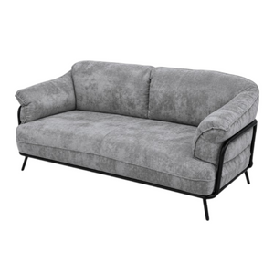 Sofa 3 Pustos Color NOVA - PLATA
