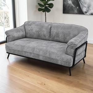 Sofa 3 Pustos Color NOVA - PLATA