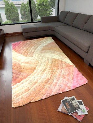 Alfombra Peluche TORNADO ROSA